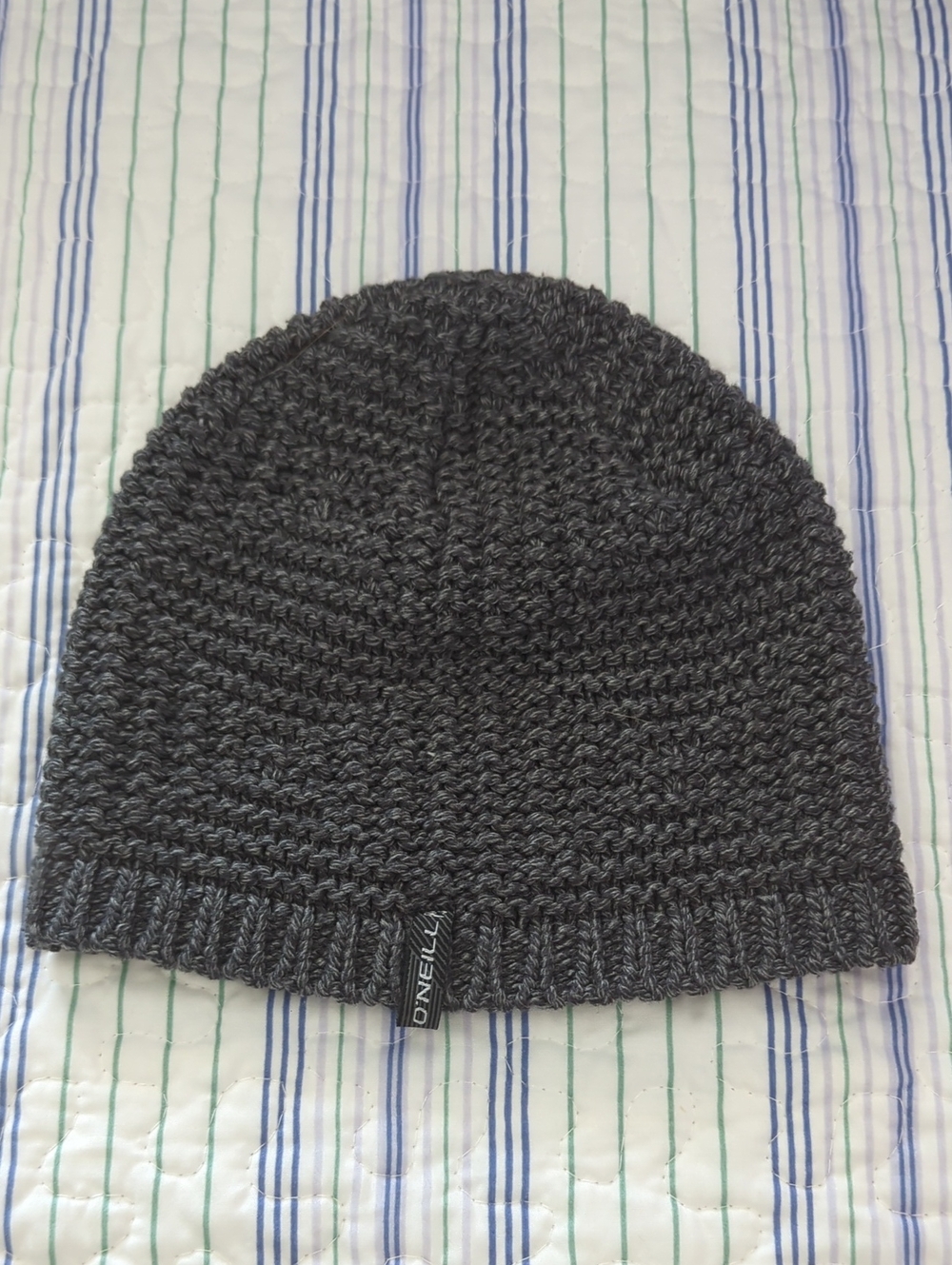 O'Neill Dark Charcoal Knit Beanie Unisex One Size